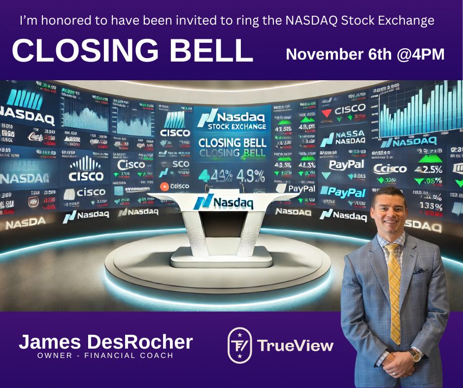 James DesRocher Closing Bell RInging